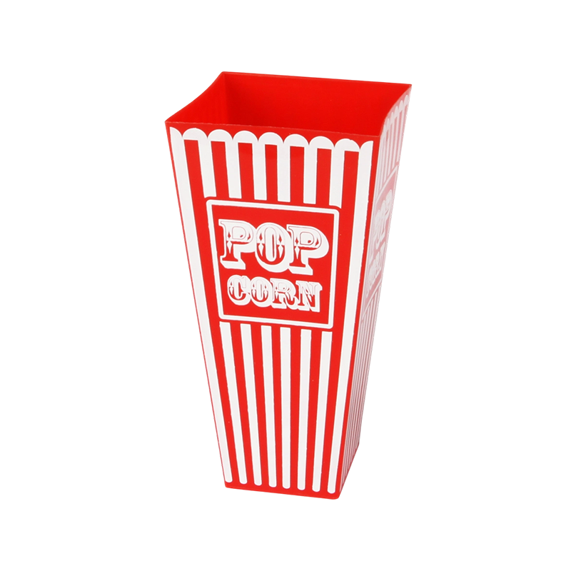 Red And White Striped Popcorn Bucket